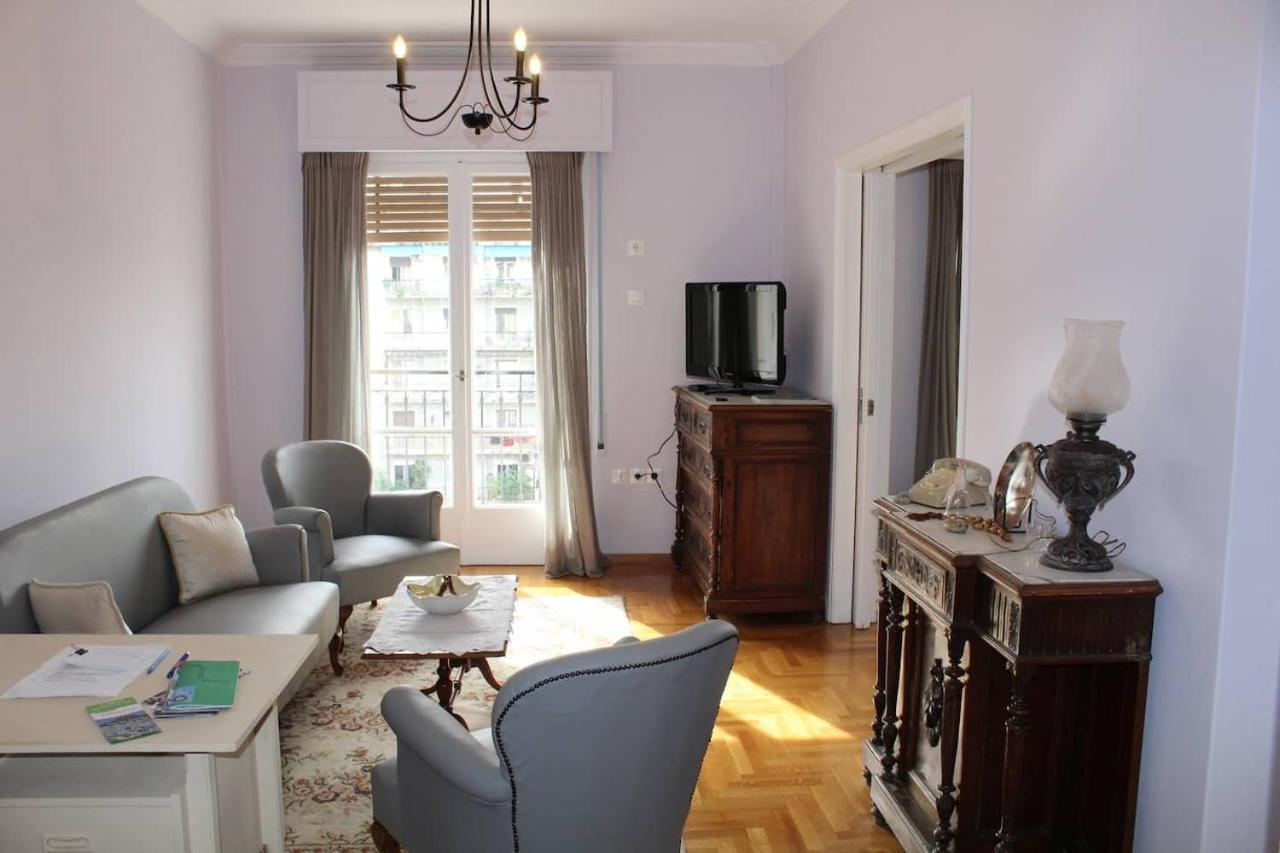 Vintage, Spacious Apartment In The Heart Of Athens! Exteriör bild